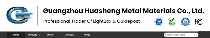 Huasheng 12V Lights Trade Show Cinema Shopping Mall Advertising Stand LED Lightbox