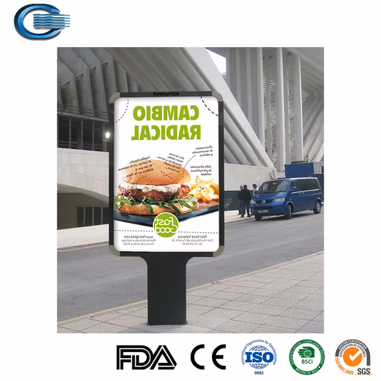 Huasheng Pantalla de pared Caja de luz fácil Marco de publicidad LED Perfil de aluminio Portátil Ahorre mano de obra Caja de luz de tela combinada al por menor