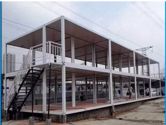 Casas prefabricadas prefabricadas portátiles de montaje rápido de paquete plano