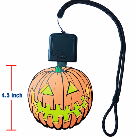 Luces de calabaza de Halloween Esqueleto brillante Globo ocular Luces de calabaza Cadena Fantasma Decoración del festival Accesorios de disfraces de Halloween Luces de colores Luces decorativas