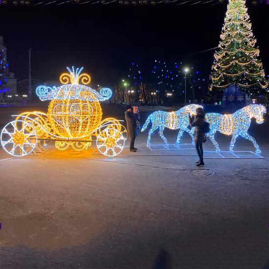 Soporte Personalizar suministros de decoración navideña/decoración de arco Suministros navideños