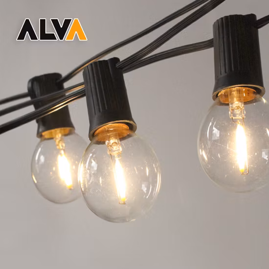 Iluminación decorativa navideña, lámpara decorativa para el hogar, adorno exterior, foco para fiesta de boda, decoración de hadas, bombilla LED, cadena de luces