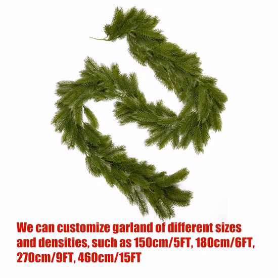 Guirnalda navideña de eucalipto verde escandinavo