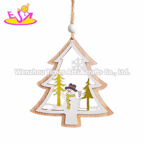 2020 Las luces LED más populares del árbol de Navidad de madera para decoraciones W09d095