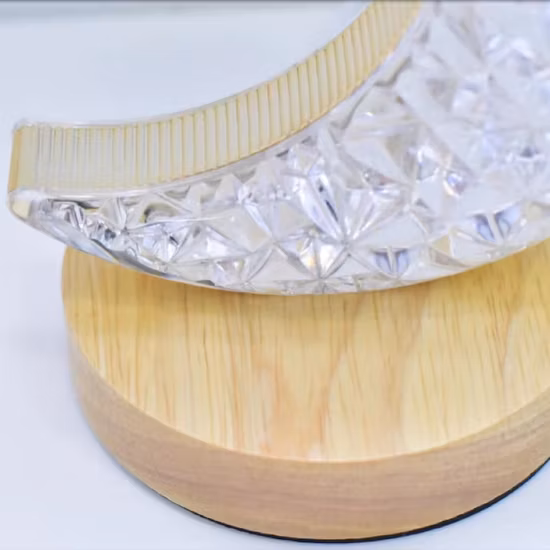 Luz de noche de estrellas de luna recargable USB LED directa de fábrica para habitación